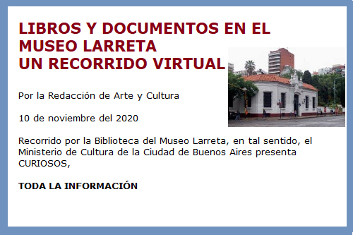 LIBROS MUSEO LARRETA